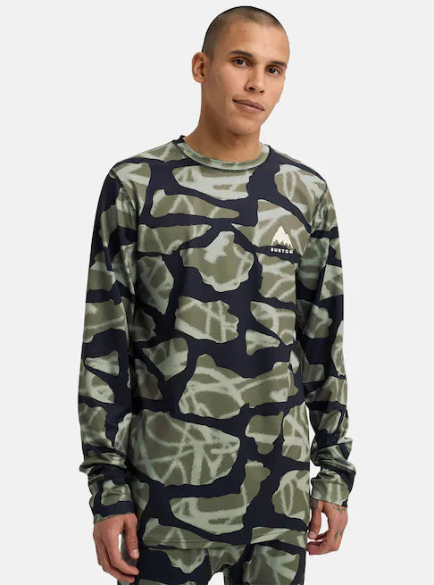 BURTON バートン Men's Lightweight X Base Layer Crewneck 25-26 スノーボード アクセサリー True Black