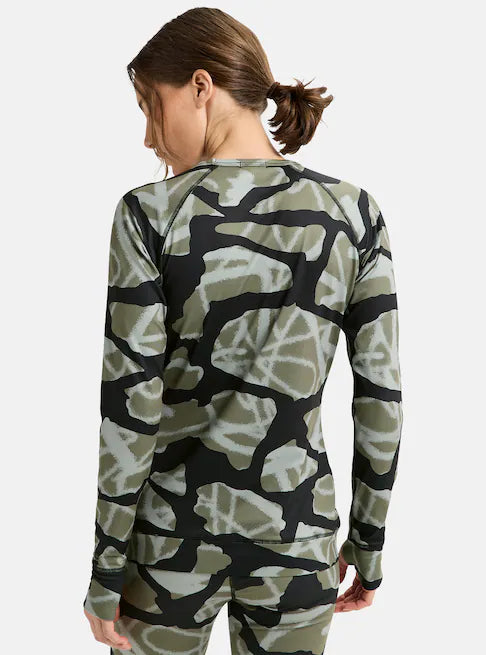 BURTON バートン Women's Lightweight X Crew 25-26 スノーボード アクセサリー Graffiti Camo