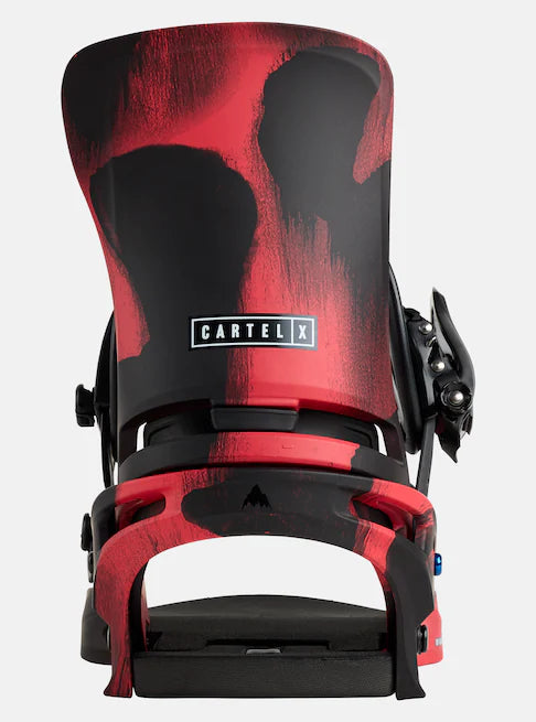 スノーボード バインディング バートン BURTON CARTEL X Black / Red 25-26 送料無料 日本正規品 予約商品 店頭受け取り可能