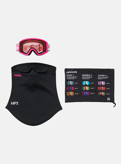 スノーボード ゴーグル アノン ANON Tracker 2.0 Goggles + MFI Face Mask Unicorns/Pink Amber 25-26 送料無料 日本正規品 予約商品 店頭受け取り可能