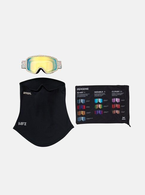 スノーボード ゴーグル アノン ANON Tracker 2.0 Goggles + MFI Face Mask Speckles/Gold Amber 25-26 送料無料 日本正規品 予約商品 店頭受け取り可能