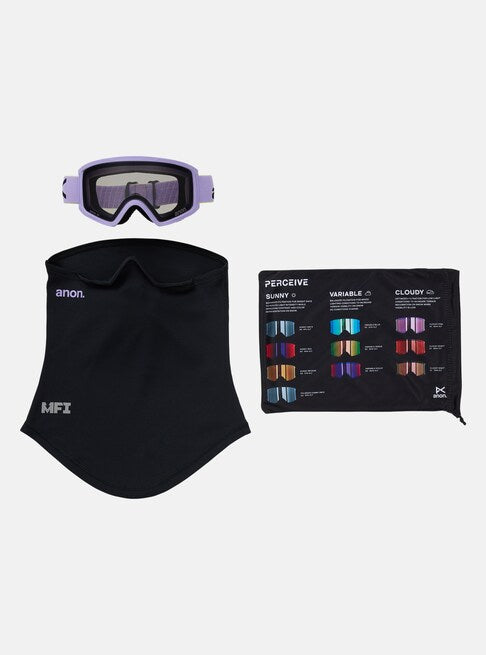 スノーボード ゴーグル アノン ANON Tracker 2.0 Goggles + MFI Face Mask Hyper Lilac/Smoke 25-26 送料無料 日本正規品 予約商品 店頭受け取り可能