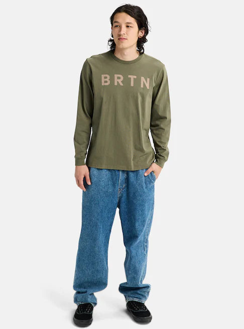 スノーボード ウェア バートン BURTON BRTN Long Sleeve T-Shirt Forest Moss 25-26 送料無料 日本正規品 予約商品 店頭受け取り可能