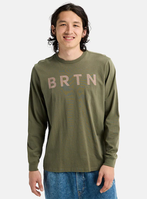 スノーボード ウェア バートン BURTON BRTN Long Sleeve T-Shirt Forest Moss 25-26 送料無料 日本正規品 予約商品 店頭受け取り可能
