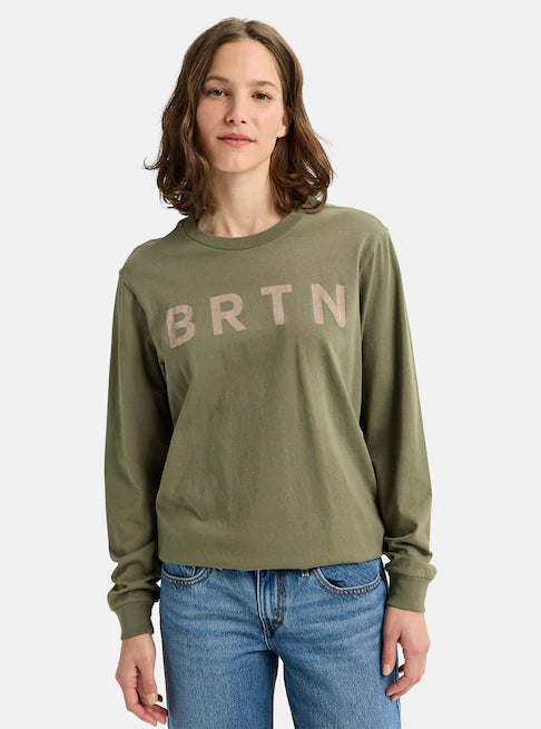 スノーボード ウェア バートン BURTON BRTN Long Sleeve T-Shirt Forest Moss 25-26 送料無料 日本正規品 予約商品 店頭受け取り可能