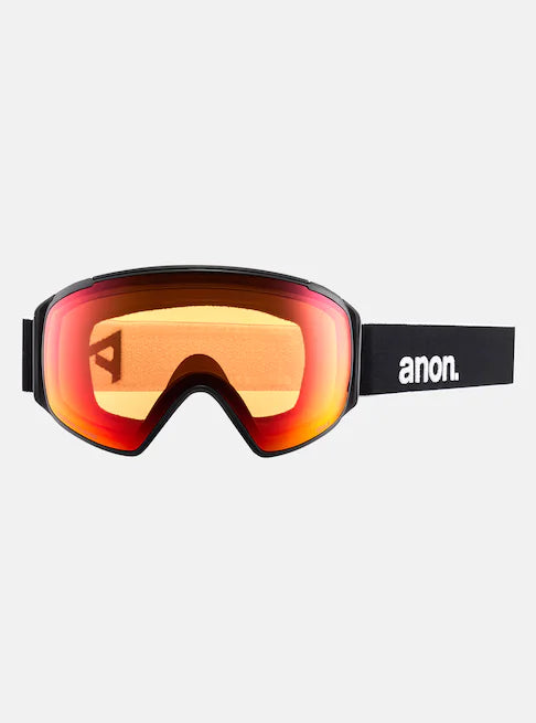スノーボード ゴーグル ANON M4S TORIC LOW BRIDGE Black/Perceive Sunny Red 24-25  送料無料