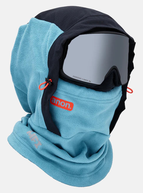 スノーボード フードウォーマー アノン ANON MFI Fleece Helmet Hood Retro Blue 25-26 送料無料 日本正規品 予約商品 店頭受け取り可能