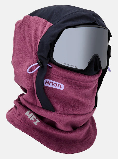 スノーボード フードウォーマー アノン ANON MFI Fleece Helmet Hood Deep Cherry 25-26 送料無料 日本正規品 予約商品 店頭受け取り可能