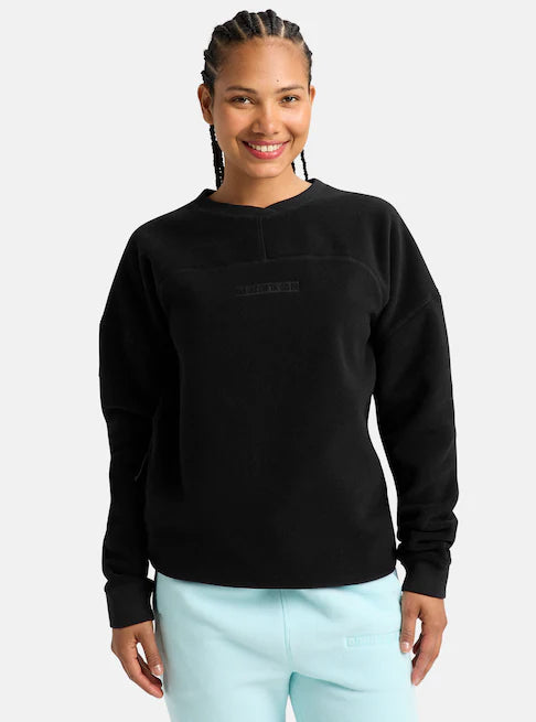 スノーボード ウェア バートン BURTON Cinder Crewneck Fleece True Black 25-26 送料無料 日本正規品 予約商品 店頭受け取り可能