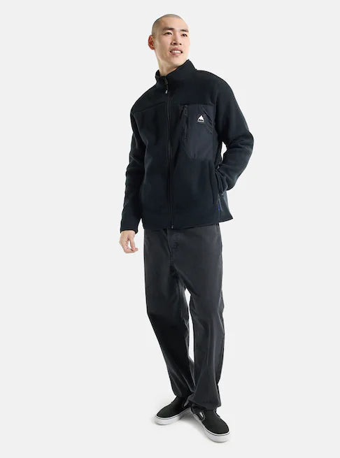 スノーボード ウェア バートン BURTON Cinder Full-Zip Fleece True Black 25-26 送料無料 日本正規品 予約商品 店頭受け取り可能
