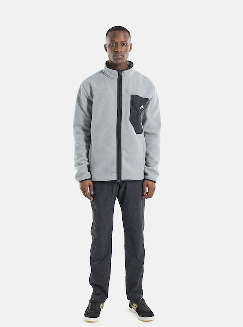 スノーボード ウェア バートン BURTON Cinder Full-Zip Fleece Gray Heather 25-26 送料無料 日本正規品 予約商品 店頭受け取り可能
