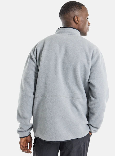 スノーボード ウェア バートン BURTON Cinder Full-Zip Fleece Gray Heather 25-26 送料無料 日本正規品 予約商品 店頭受け取り可能