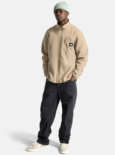 スノーボード ウェア バートン BURTON Cinder Full-Zip Fleece Summit Taupe 25-26 送料無料 日本正規品 予約商品 店頭受け取り可能