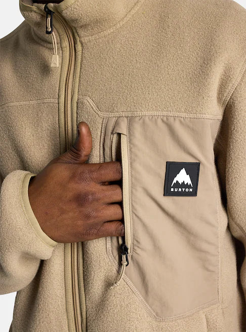 スノーボード ウェア バートン BURTON Cinder Full-Zip Fleece Summit Taupe 25-26 送料無料 日本正規品 予約商品 店頭受け取り可能