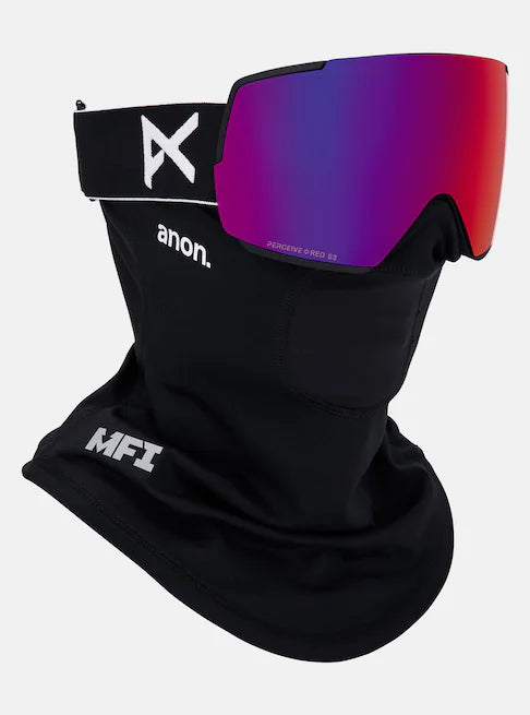 スノーボード ゴーグル アノン ANON M5 Goggles + Bonus Lens + MFI Face Mask Black/Perceive Sunny Red 25-26 送料無料 日本正規品 予約商品 店頭受け取り可能