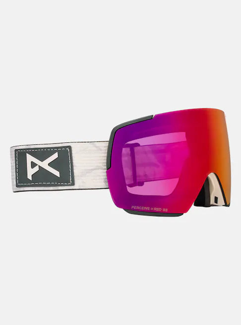 スノーボード ゴーグル アノン ANON M5S Goggle + Bonus Lens + MFI Face Mask Sediment/Perceive Sunny Red 25-26 送料無料 日本正規品 予約商品 店頭受け取り可能
