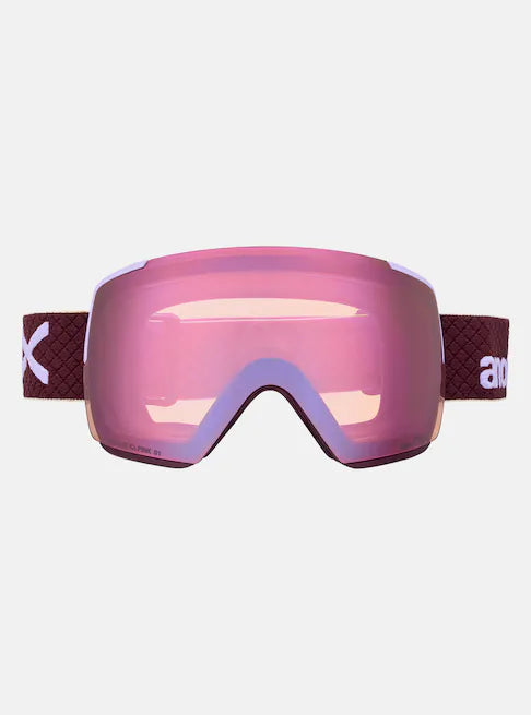 スノーボード ゴーグル アノン ANON M5S Goggle + Bonus Lens + MFI Face Mask Deep Cherry/Perceive Cloudy Pink 25-26 送料無料 日本正規品 予約商品 店頭受け取り可能