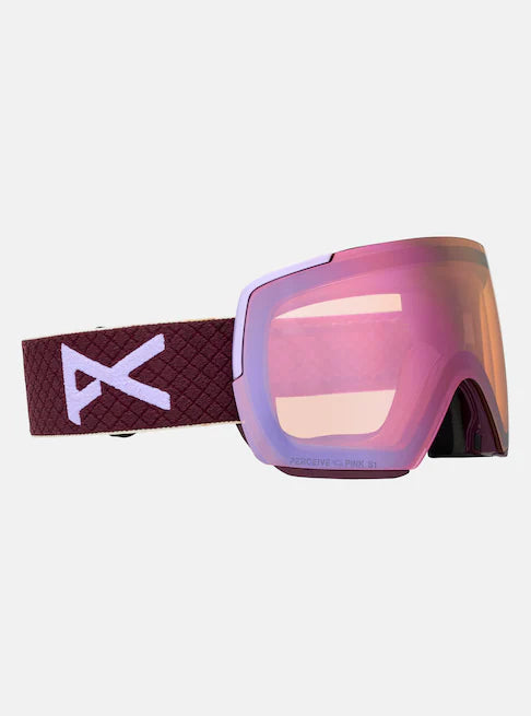 スノーボード ゴーグル アノン ANON M5S Goggle + Bonus Lens + MFI Face Mask Deep Cherry/Perceive Cloudy Pink 25-26 送料無料 日本正規品 予約商品 店頭受け取り可能