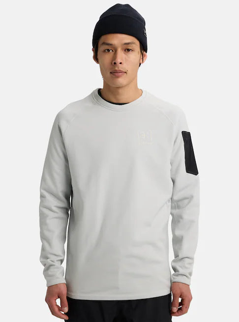 スノーボード ウェア バートン BURTON AK Baker Stretch Fleece Crew Gray Cloud 25-26 送料無料 日本正規品 予約商品 店頭受け取り可能