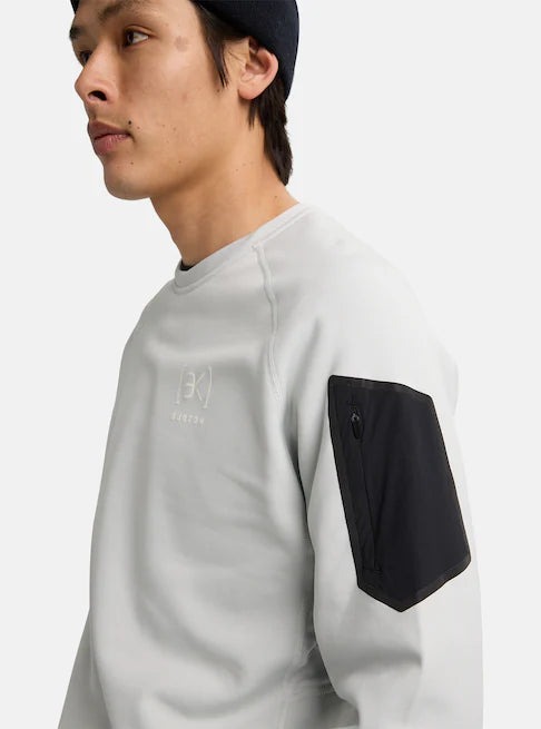 スノーボード ウェア バートン BURTON AK Baker Stretch Fleece Crew Gray Cloud 25-26 送料無料 日本正規品 予約商品 店頭受け取り可能