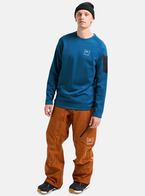 スノーボード ウェア バートン BURTON AK Baker Stretch Fleece Crew Blue Teal 25-26 送料無料 日本正規品 予約商品 店頭受け取り可能