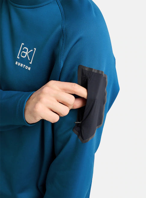 スノーボード ウェア バートン BURTON AK Baker Stretch Fleece Crew Blue Teal 25-26 送料無料 日本正規品 予約商品 店頭受け取り可能