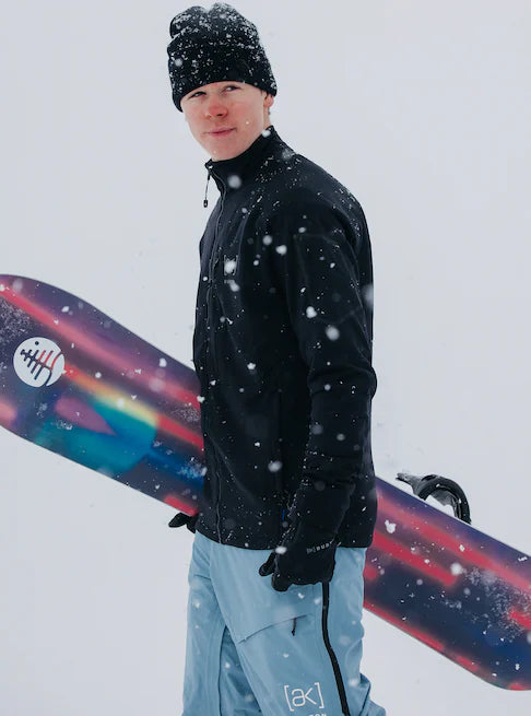 スノーボード ウェア バートン BURTON AK Baker Stretch Fleece Full-Zip True Black 25-26 送料無料 日本正規品 予約商品 店頭受け取り可能