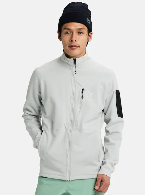 スノーボード ウェア バートン BURTON AK Baker Stretch Fleece Full-Zip Gray Cloud 25-26 送料無料 日本正規品 予約商品 店頭受け取り可能