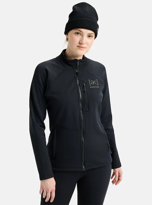 スノーボード ウェア バートン BURTON W AK Baker Stretch Fleece Full-Zip True Black 25-26 送料無料 日本正規品 予約商品 店頭受け取り可能