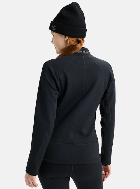 スノーボード ウェア バートン BURTON W AK Baker Stretch Fleece Full-Zip True Black 25-26 送料無料 日本正規品 予約商品 店頭受け取り可能