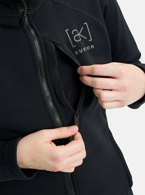 スノーボード ウェア バートン BURTON W AK Baker Stretch Fleece Full-Zip True Black 25-26 送料無料 日本正規品 予約商品 店頭受け取り可能