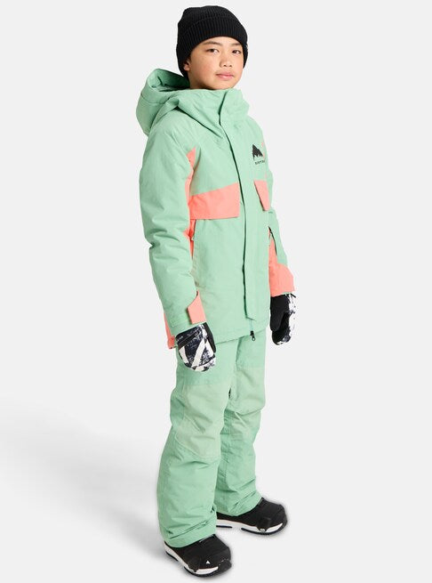 スノーボード ウェア バートン BURTON Ascutney 2L Jacket Soft Sage / Peach Echo キッズ 25-26 送料無料 日本正規品 予約商品 店頭受け取り可能