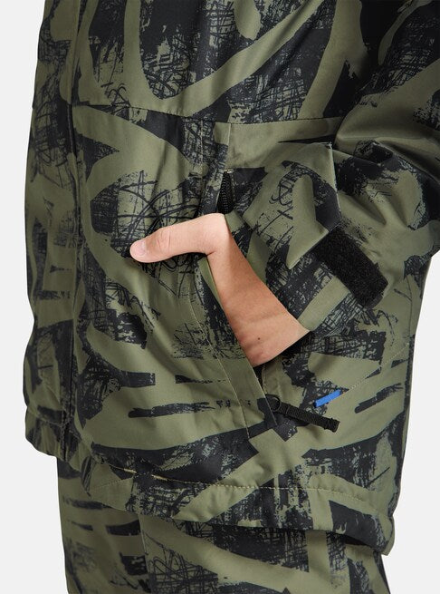 スノーボード ウェア バートン BURTON Skimmer Jacket Forest City Streets キッズ 25-26 送料無料 日本正規品 予約商品 店頭受け取り可能