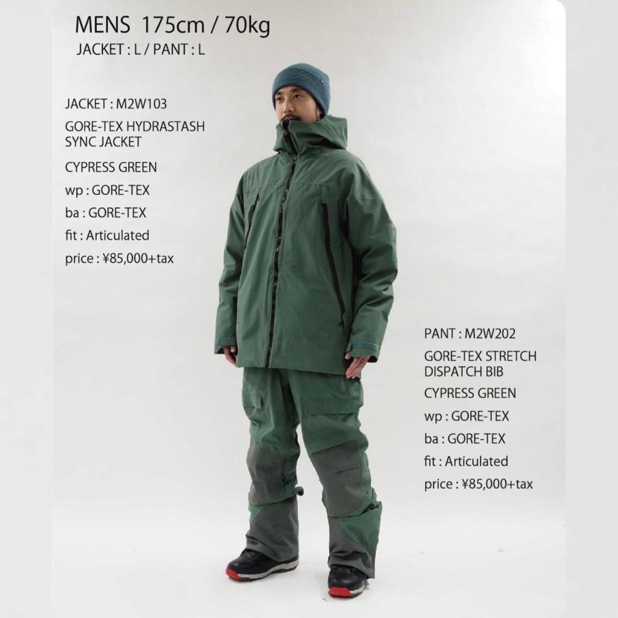 日本正規品 スノーボード ウェア シックスエイトシックス ジャケット 23-24 686 MEN'S GORE-TEX HYDRASTASH SYNC JACKET Cypress Green ゴアテックス