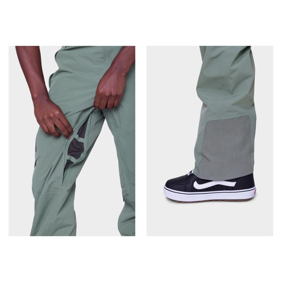 日本正規品 スノーボード ウェア シックスエイトシックス パンツ 23-24 686 MEN'S GORE-TEX GT PANT Cypress Green メンズ 男性 ゴアテックス