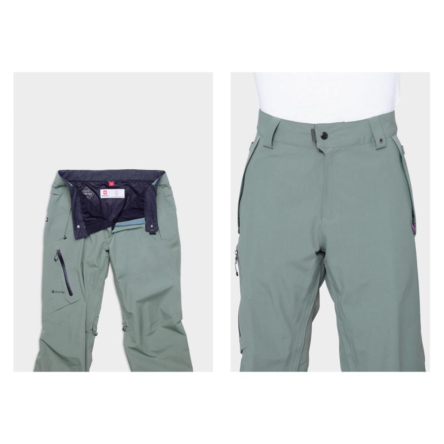 日本正規品 スノーボード ウェア シックスエイトシックス パンツ 23-24 686 MEN'S GORE-TEX GT PANT Cypress Green メンズ 男性 ゴアテックス