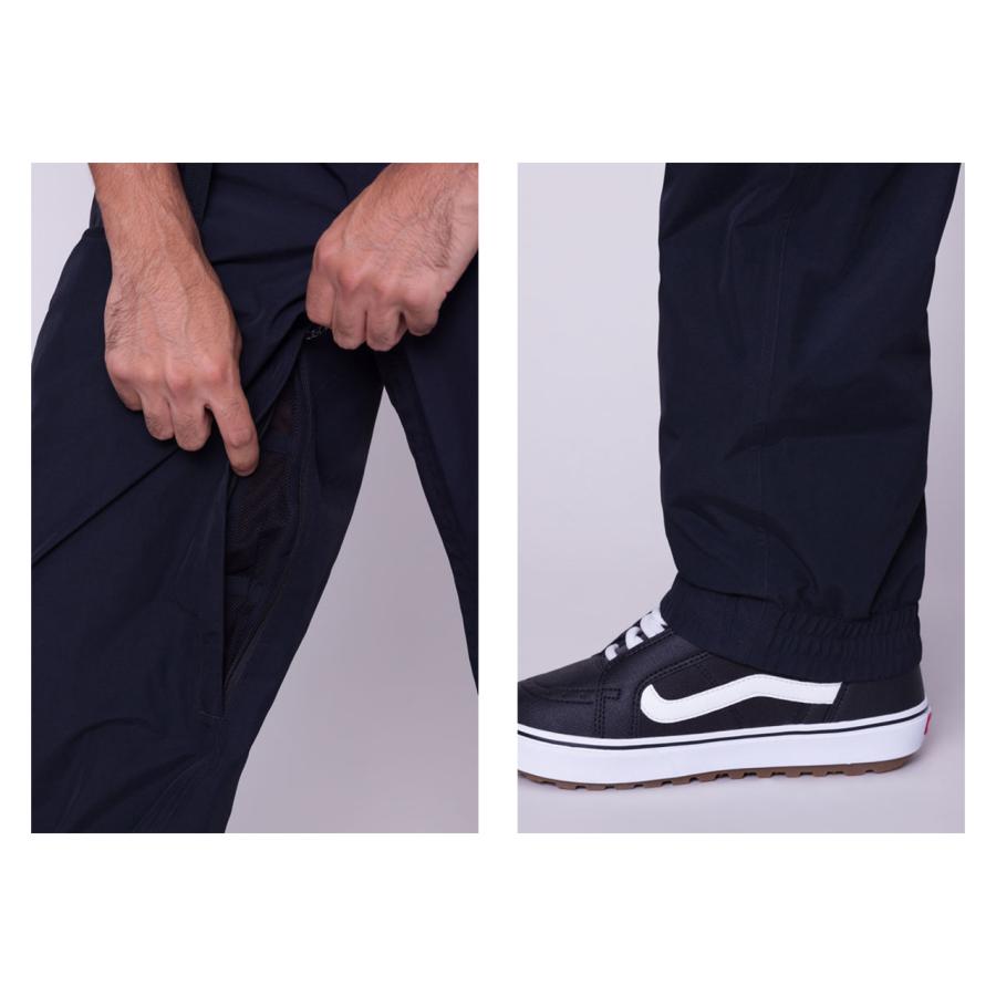 日本正規品 スノーボード ウェア シックスエイトシックス パンツ 23-24 686 MEN'S GORE-TEX DOJO PANT Black ドージョー パンツ メンズ 男性 ゴアテックス