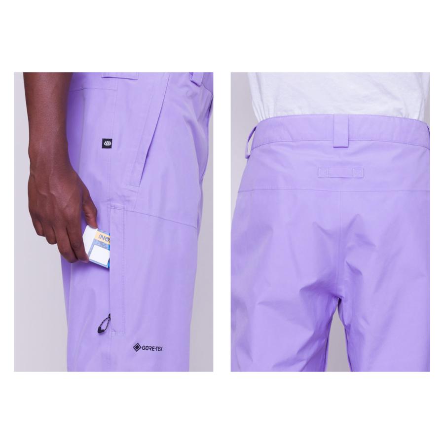 日本正規品 スノーボード ウェア シックスエイトシックス パンツ 23-24 686 MEN'S GORE-TEX CORE SHELL PANT Violet メンズ 男性 ゴアテックス