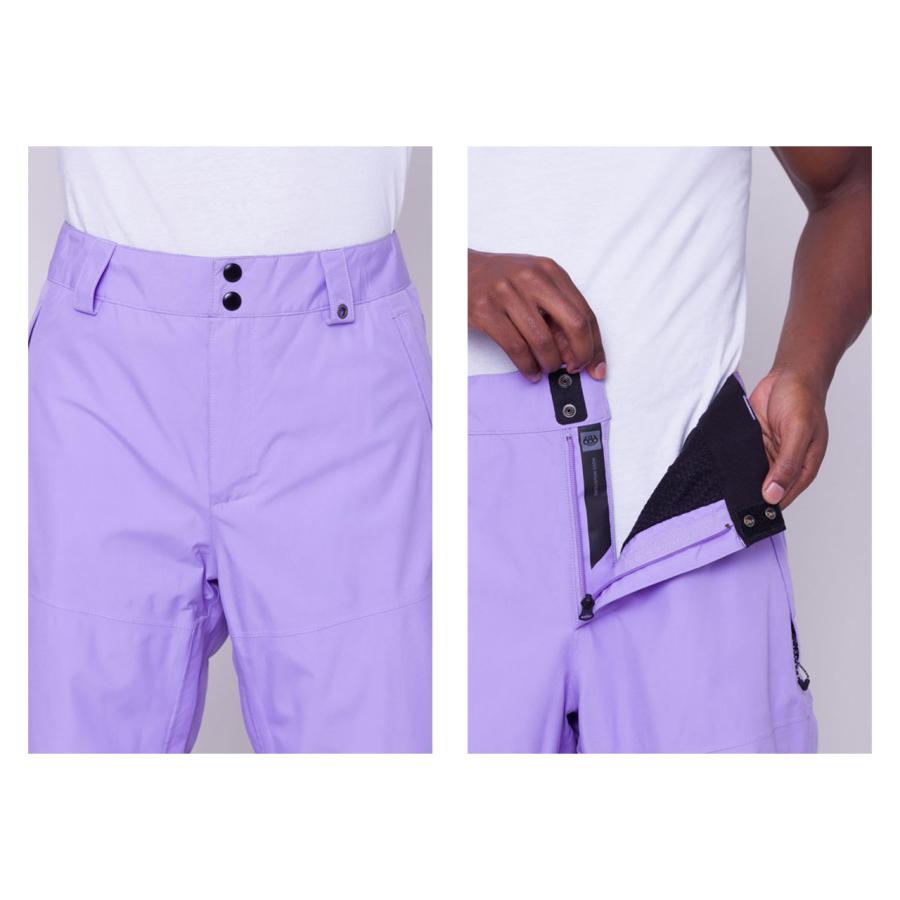 日本正規品 スノーボード ウェア シックスエイトシックス パンツ 23-24 686 MEN'S GORE-TEX CORE SHELL PANT Violet メンズ 男性 ゴアテックス