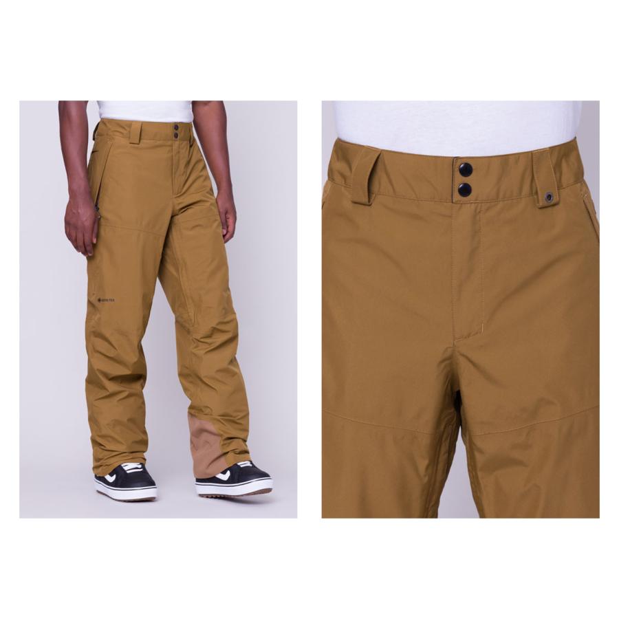 日本正規品 スノーボード ウェア シックスエイトシックス パンツ 23-24 686 MEN'S GORE-TEX CORE SHELL PANT Breen メンズ 男性 ゴアテックス