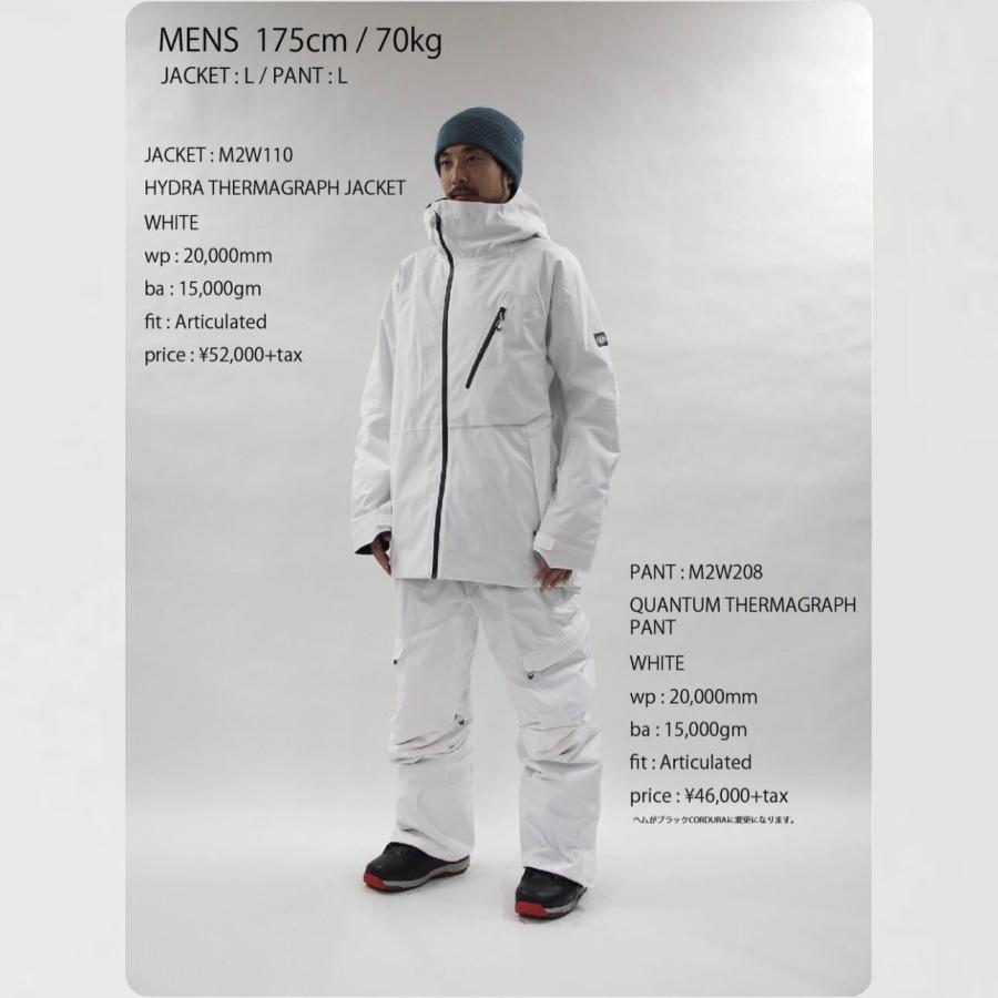 日本正規品 スノーボード ウェア シックスエイトシックス ジャケット 23-24 686 MEN'S HYDRA THERMAGRAPH JACKET White メンズ 男性