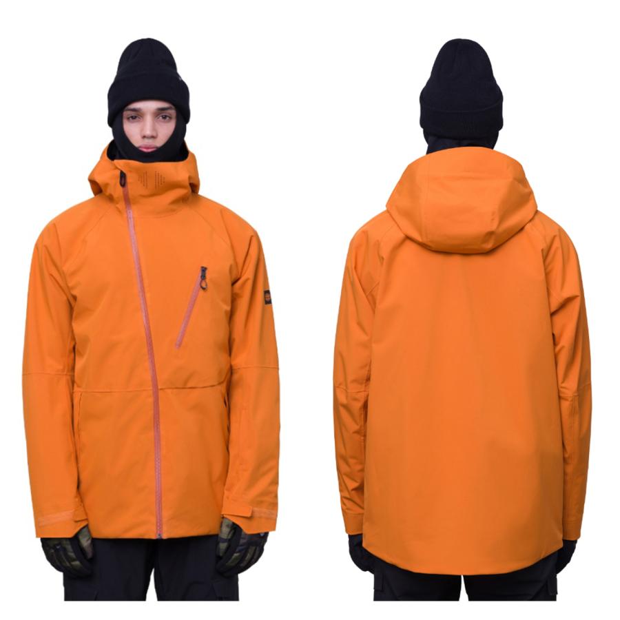 日本正規品 スノーボード ウェア シックスエイトシックス ジャケット 23-24 686 MEN'S HYDRA THERMAGRAPH JACKET Copper Orange メンズ 男性