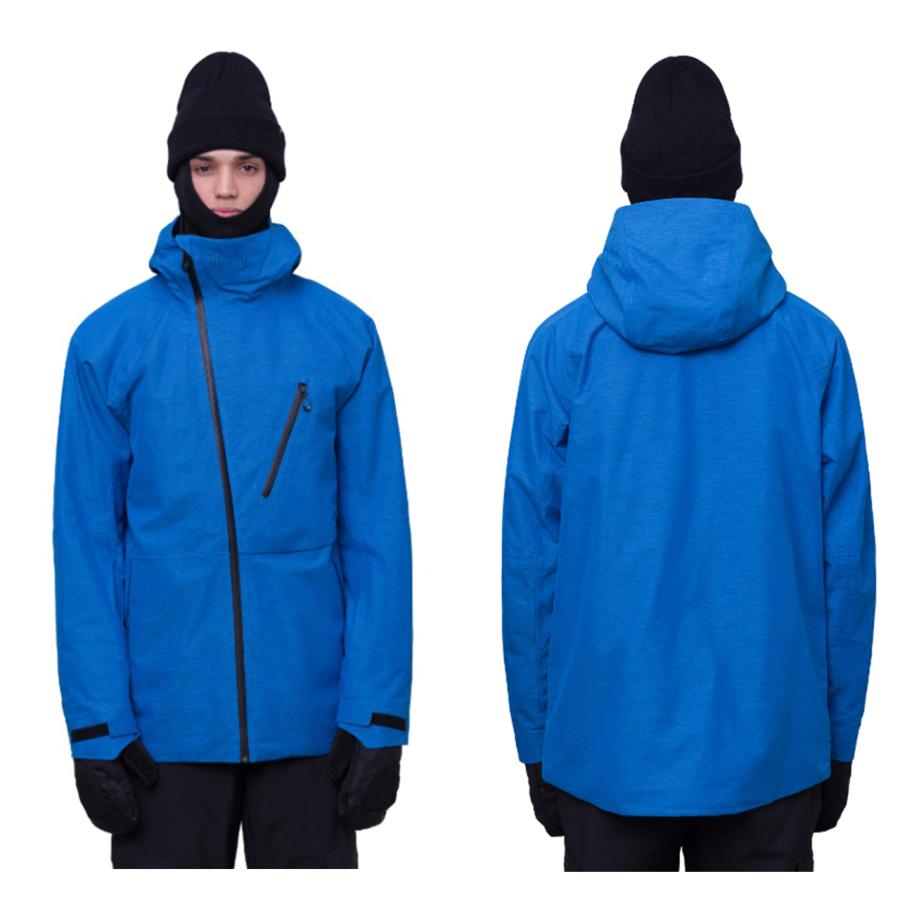 日本正規品 スノーボード ウェア シックスエイトシックス ジャケット 23-24 686 MEN'S HYDRA THERMAGRAPH JACKET Blue Slush Heather メンズ 男性