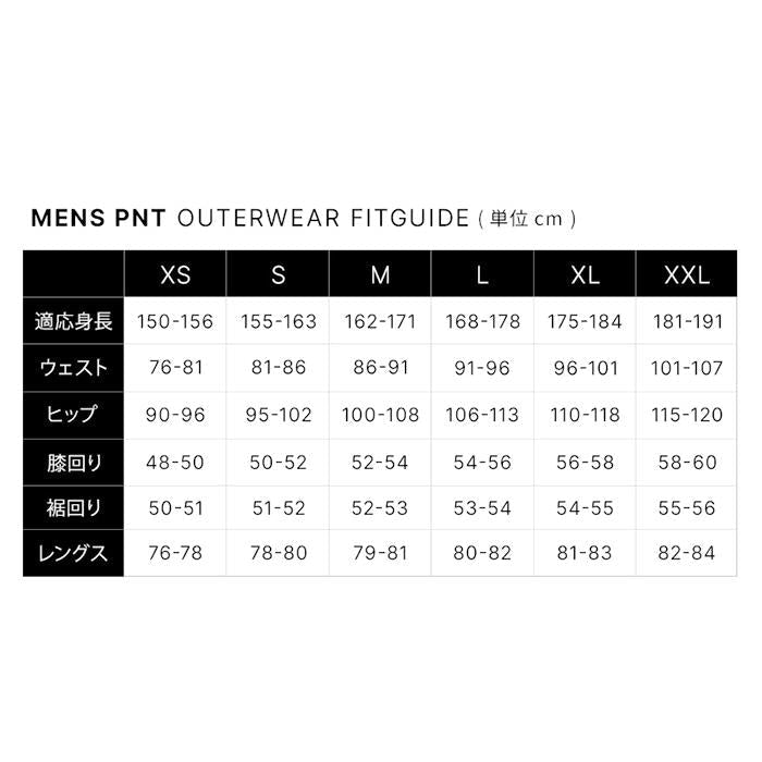 日本正規品 スノーボード ウェア シックスエイトシックス パンツ 23-24 686 MEN'S DOJO PANT Black Denim ドージョー パンツ メンズ 男性