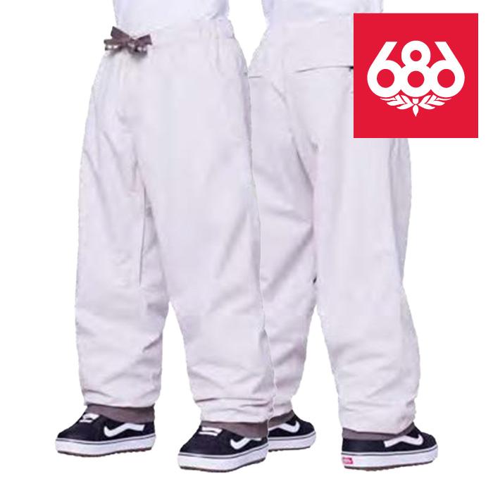 日本正規品 スノーボード ウェア シックスエイトシックス パンツ 23-24 686 MEN'S DOJO PANT Cream ドージョー パンツ メンズ 男性