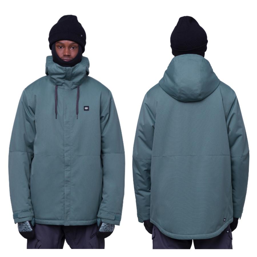 日本正規品 スノーボード ウェア シックスエイトシックス ジャケット 23-24 686 MEN'S FOUNDATION INSULATED JACKET Cypress Green メンズ 男性