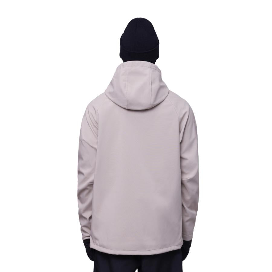 日本正規品 スノーボード ウェア シックスエイトシックス ジャケット 23-24 686 MEN'S WATERPROOF HOODY Putty メンズ 男性 フーディ