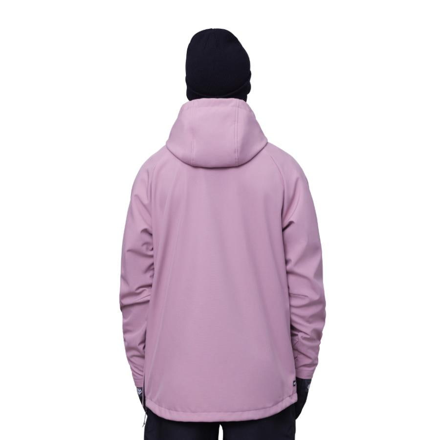 日本正規品 スノーボード ウェア シックスエイトシックス ジャケット 23-24 686 MEN'S WATERPROOF HOODY Dusty Mauve メンズ 男性 フーディ