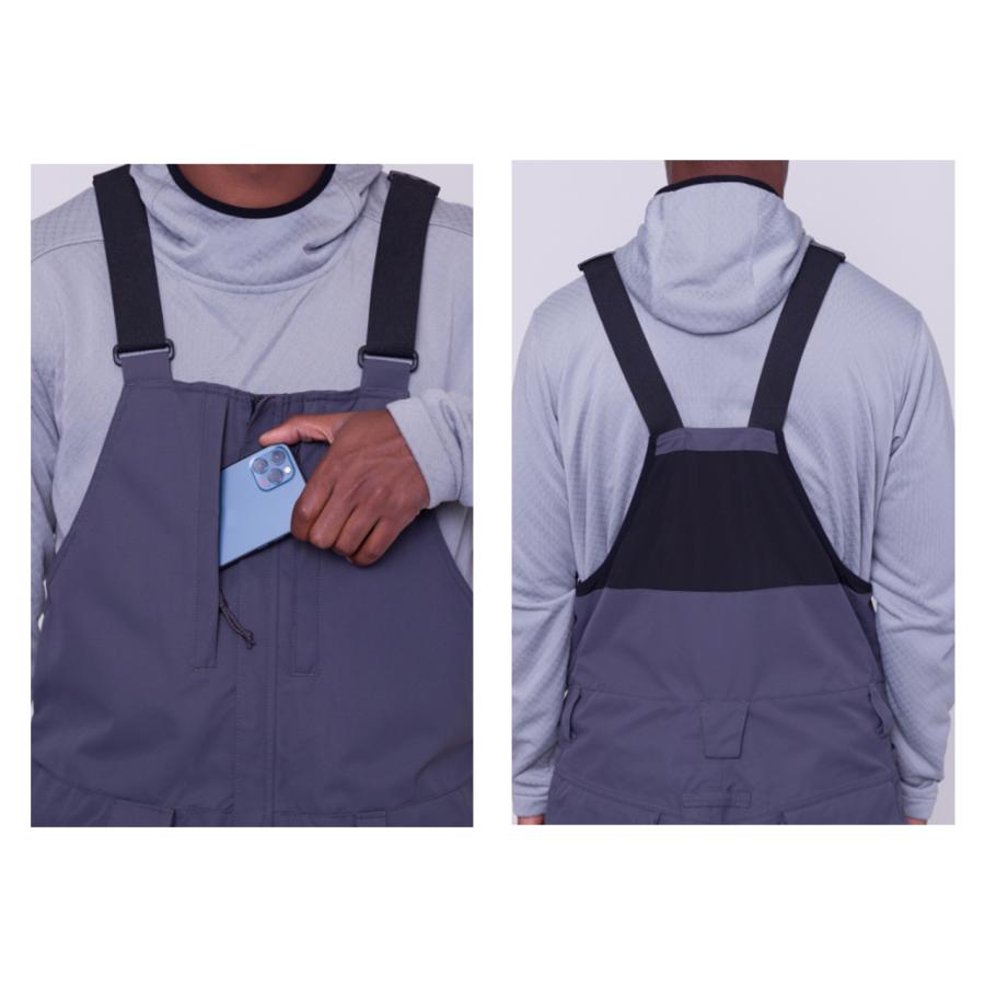 日本正規品 スノーボード ウェア シックスエイトシックス パンツ 23-24 686 MEN'S SMARTY 3-IN-1 CARGO BIB Tobacco メンズ 男性 カーゴ ビブパンツ