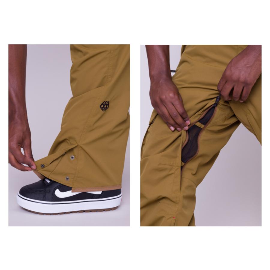 日本正規品 スノーボード ウェア シックスエイトシックス パンツ 23-24 686 MEN'S SMARTY 3-IN-1 CARGO PANT Cypress Green メンズ 男性 カーゴパンツ